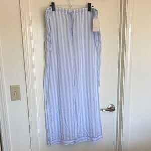 NWT Stars Above Light Blue Striped Beautifully Soft PJ Pants - XXL